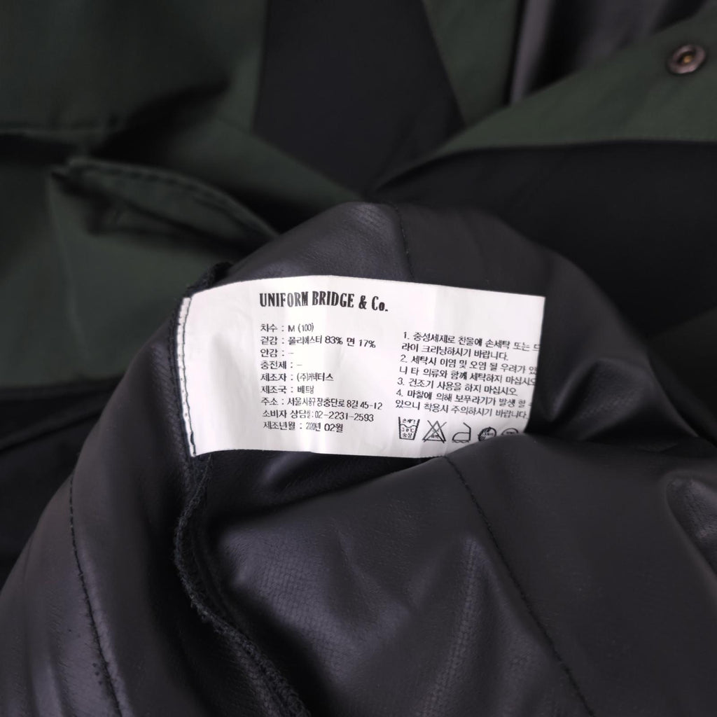 UNIFORM BRIDGE x MARMOT Men's Green/Black Relaxed Fit Anorak Smock Jacket