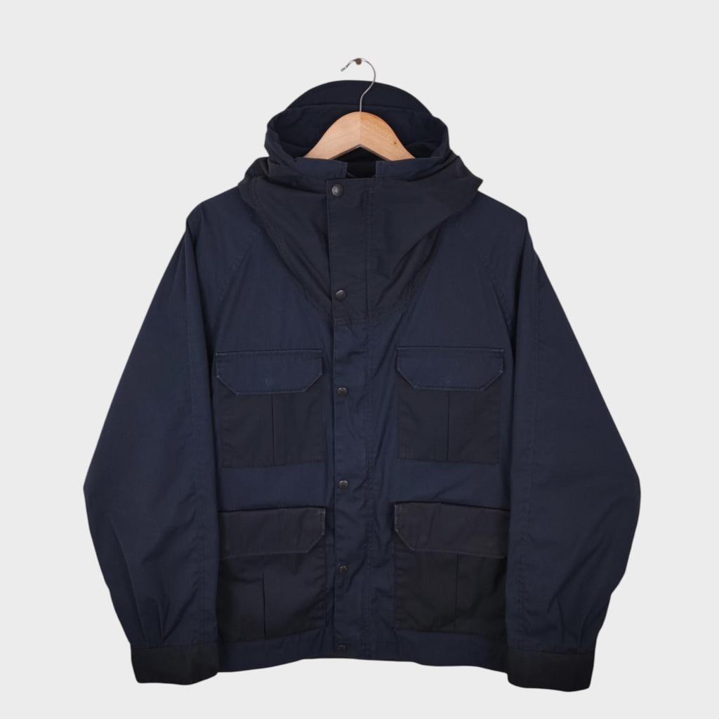 THE NORTH FACE PURPLE LABEL x NANAMICA Men's Navy/Black 65/35 Bayhead Cloth Mountain Parka Jacket
