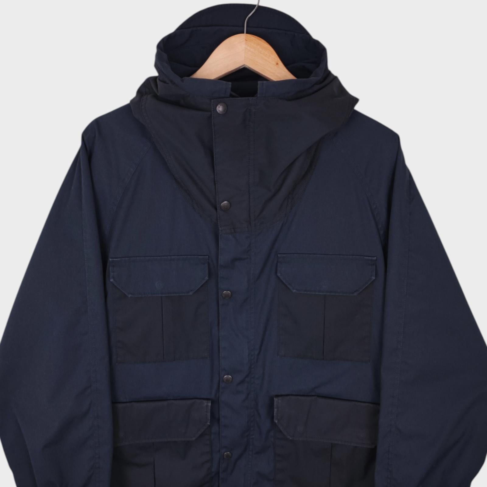 THE NORTH FACE PURPLE LABEL x NANAMICA Men's Navy/Black 65/35 Bayhead Cloth Mountain Parka Jacket