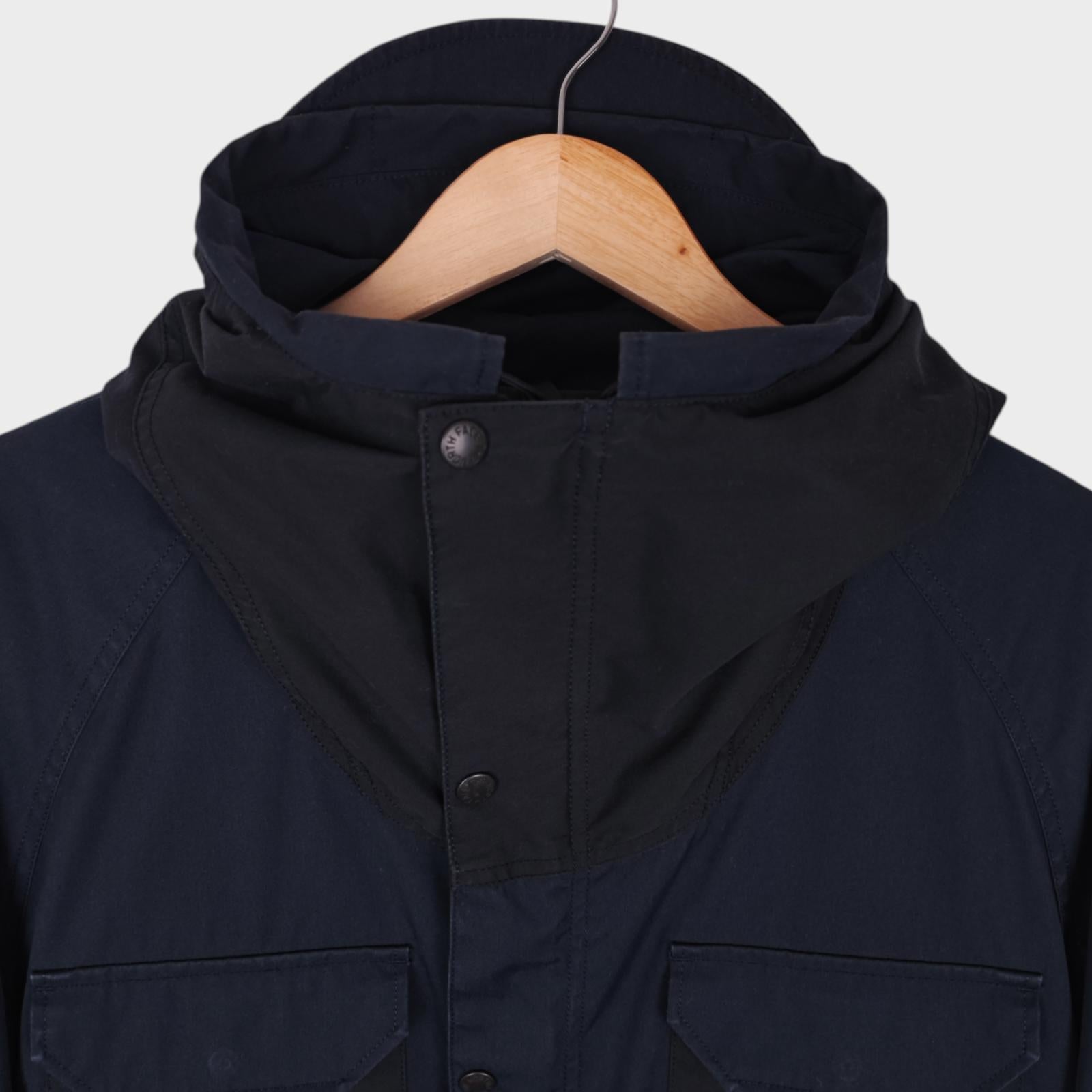 THE NORTH FACE PURPLE LABEL x NANAMICA Men's Navy/Black 65/35 Bayhead Cloth Mountain Parka Jacket