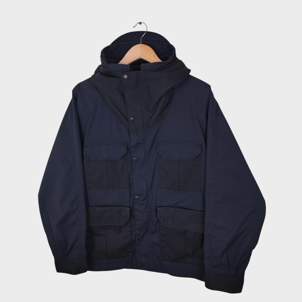 THE NORTH FACE PURPLE LABEL x NANAMICA Men's Navy/Black 65/35 Bayhead Cloth Mountain Parka Jacket