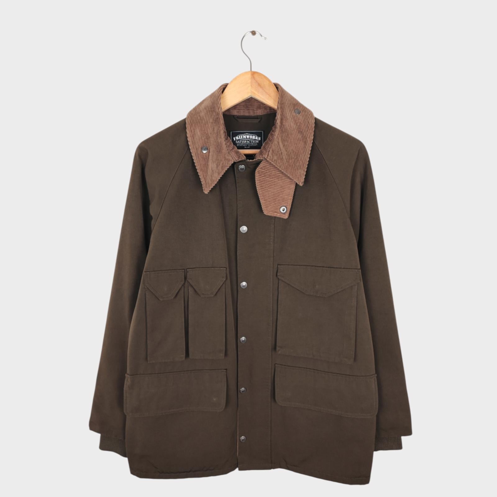 FRIZMWORKS Men's Khaki Green Forest Shooting Hunting Field Jacket