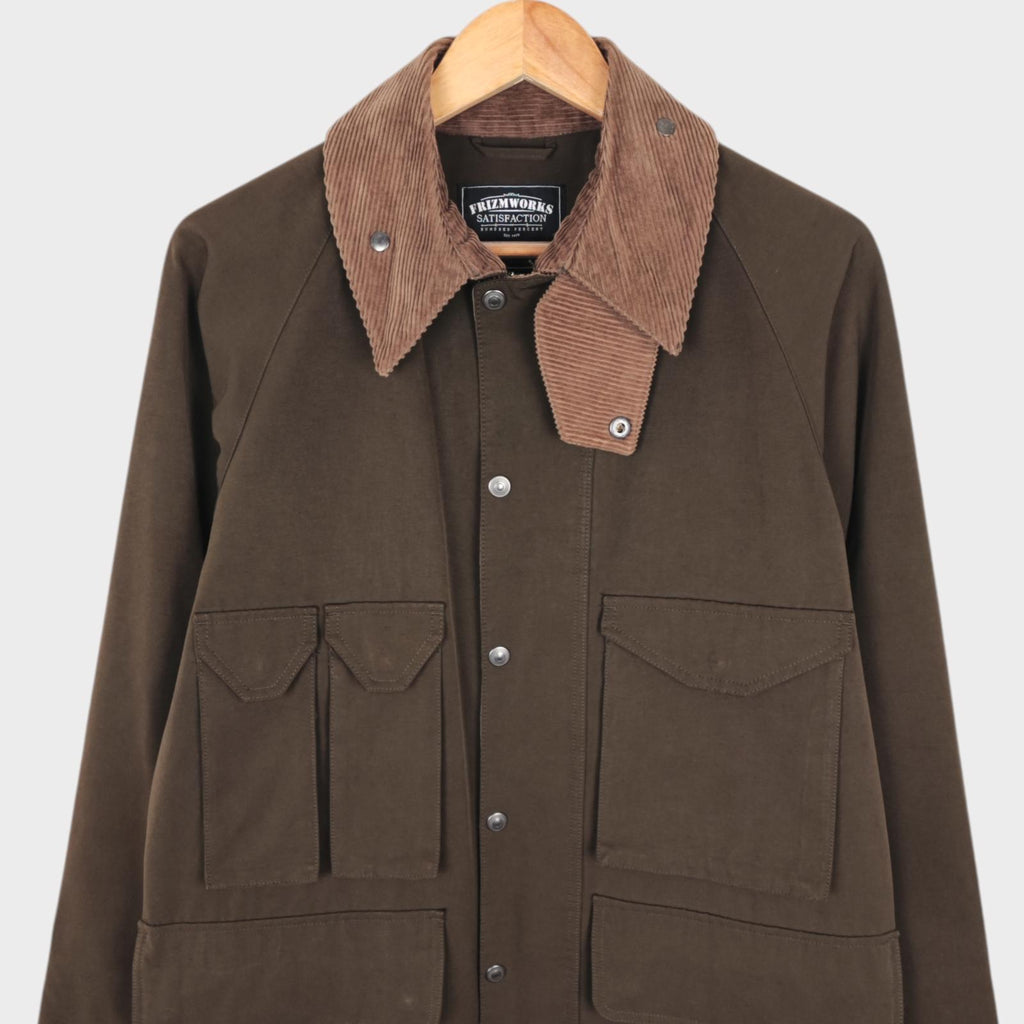 FRIZMWORKS Men's Khaki Green Forest Shooting Hunting Field Jacket