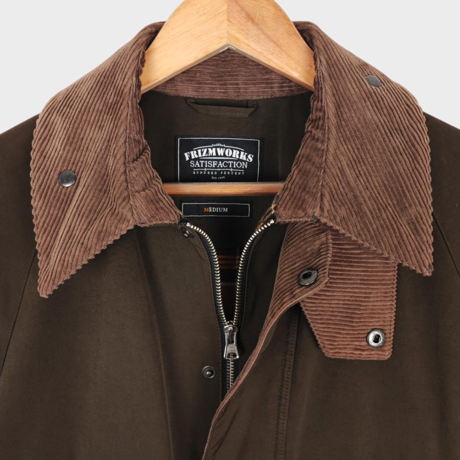 FRIZMWORKS Men's Khaki Green Forest Shooting Hunting Field Jacket