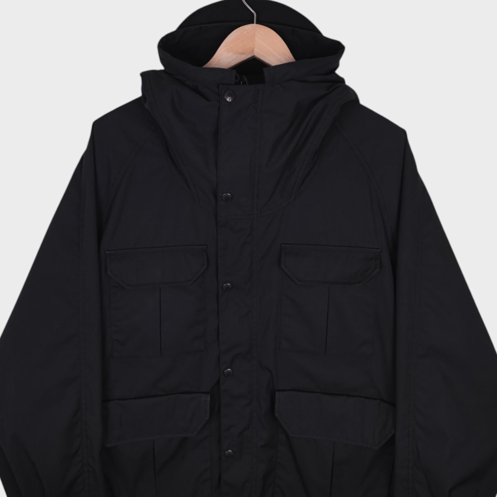 THE NORTH FACE PURPLE LABEL x NANAMICA Men's Black 65/35 Bayhead Cloth Mountain Parka Jacket