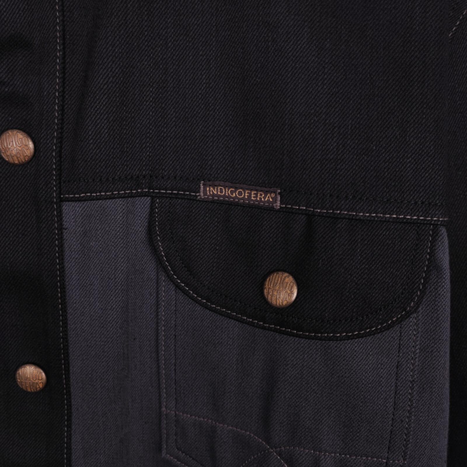 INDIGOFERA Men's Selvedge Denim Copeland Shirt Jacket