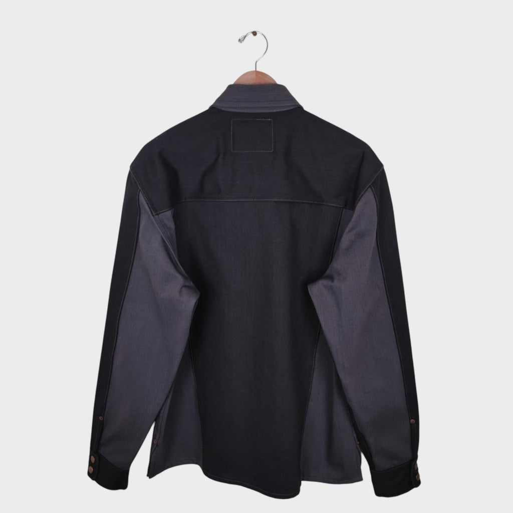 INDIGOFERA Men's Selvedge Denim Copeland Shirt Jacket