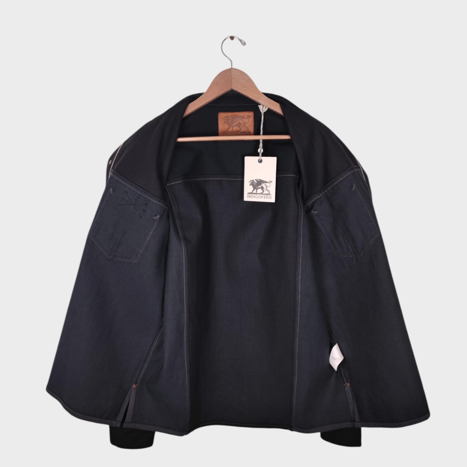 INDIGOFERA Men's Selvedge Denim Copeland Shirt Jacket