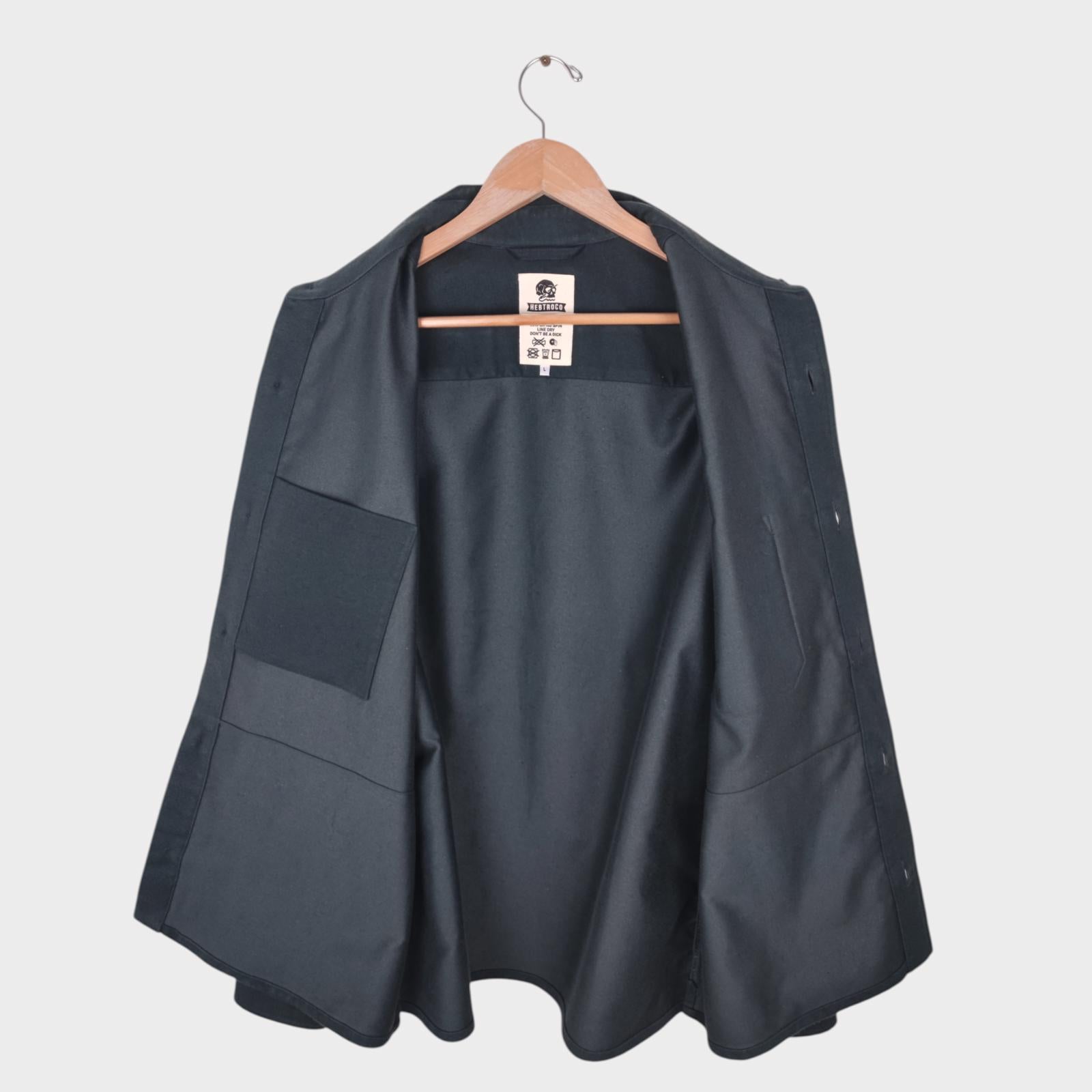 HEBTROCO Men's Made in England Heavyweight Moleskin Jacket