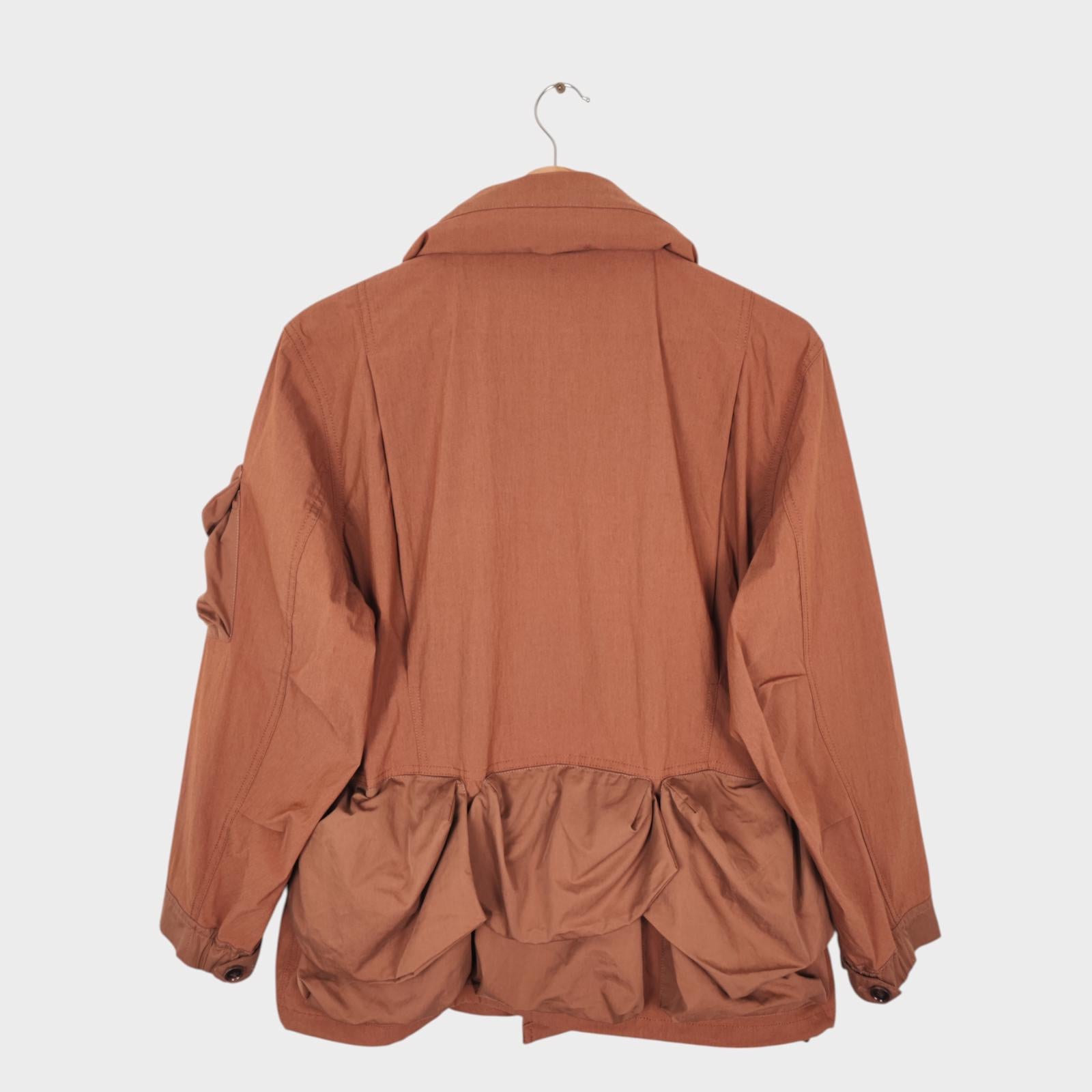 NORBIT BY HIROSHI NOZAWA Men's Terracotta Brown Mountain Hike Parka Jacket
