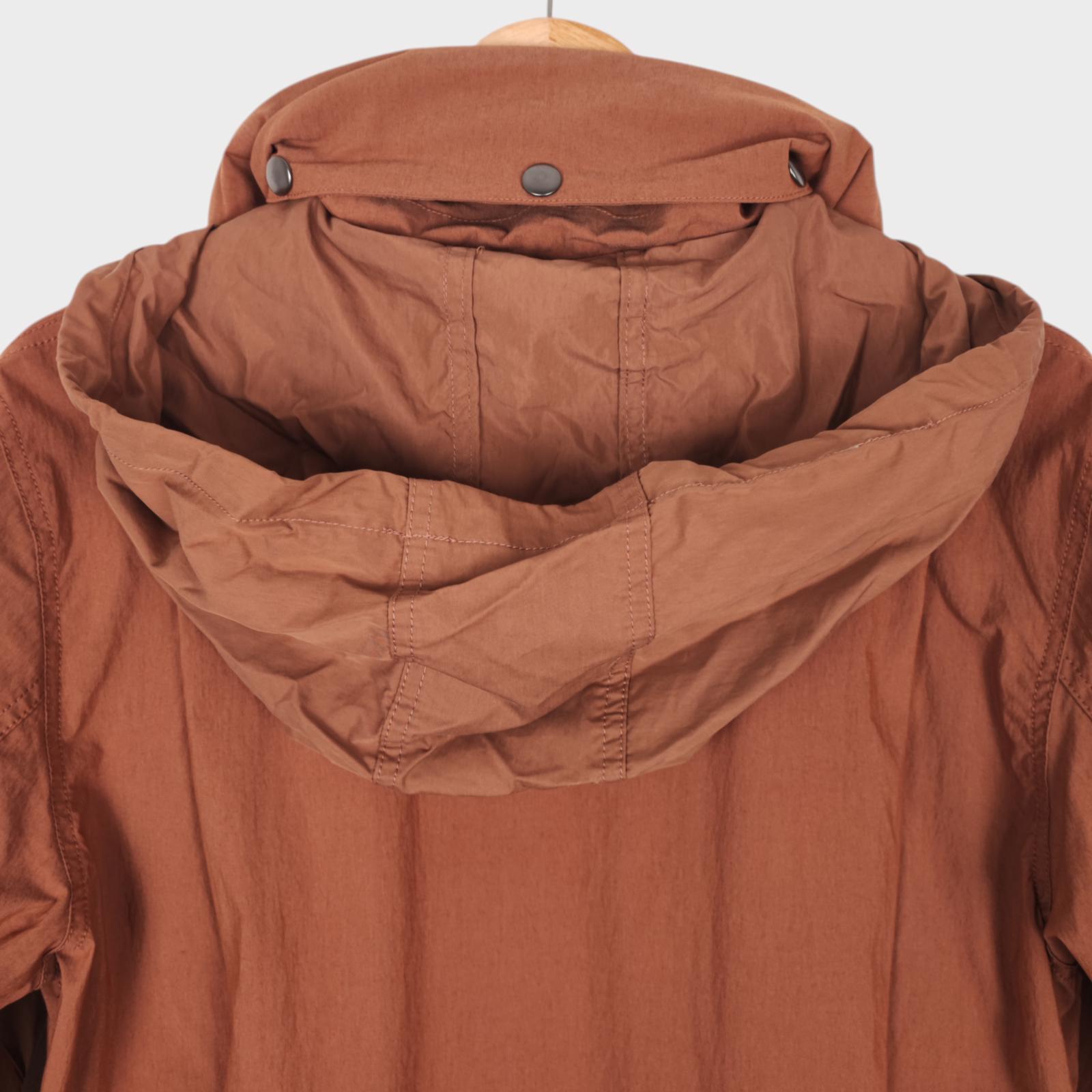 NORBIT BY HIROSHI NOZAWA Men's Terracotta Brown Mountain Hike Parka Jacket