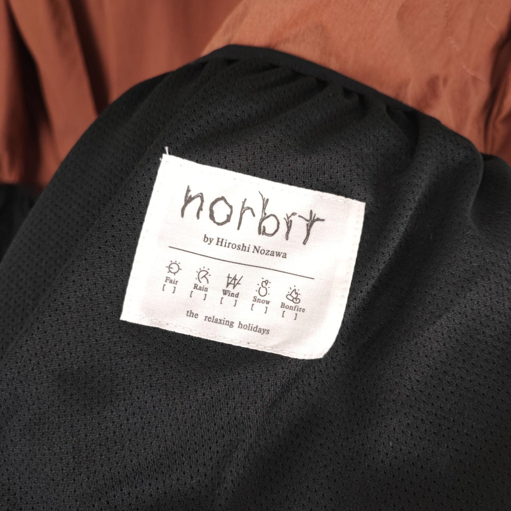 NORBIT BY HIROSHI NOZAWA Men's Terracotta Brown Mountain Hike Parka Jacket