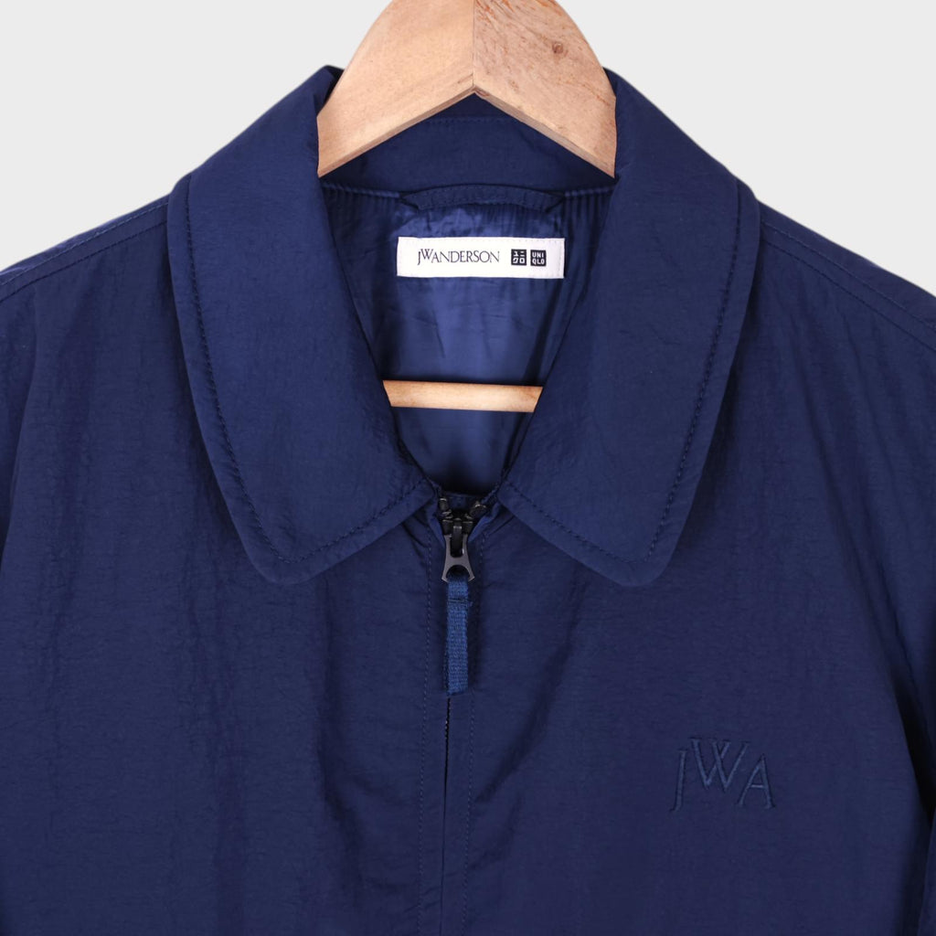 J.W. ANDERSON x UNIQLO Men's Navy Blue Nylon MA-1 Bomber Jacket