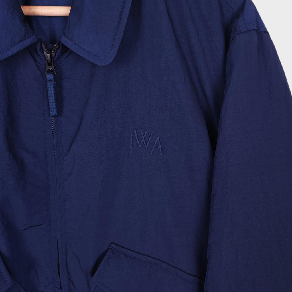 J.W. ANDERSON x UNIQLO Men's Navy Blue Nylon MA-1 Bomber Jacket