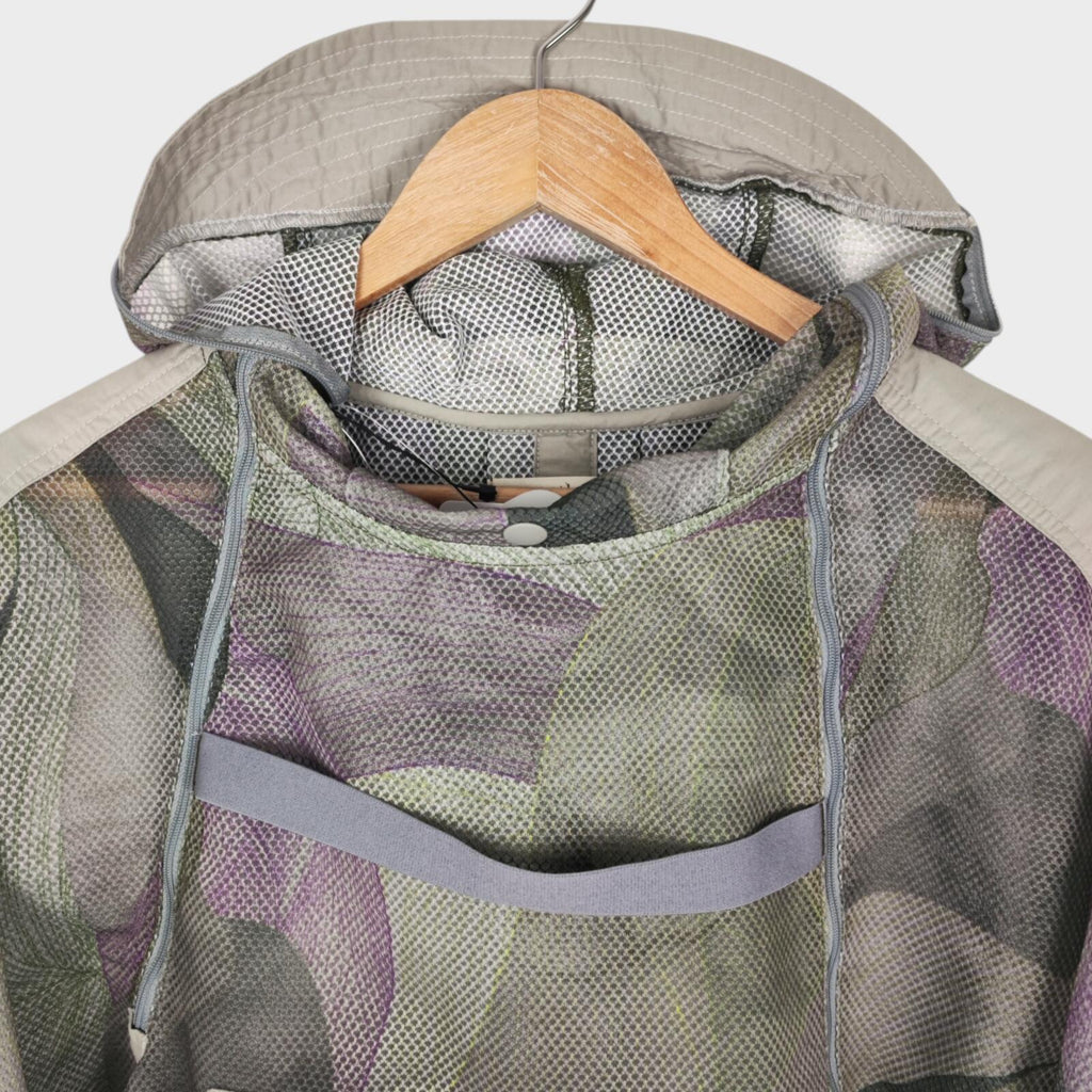 NORBIT BY HIROSHI NOZAWA Men's Grey Insect Shield Mesh Parka Jacket