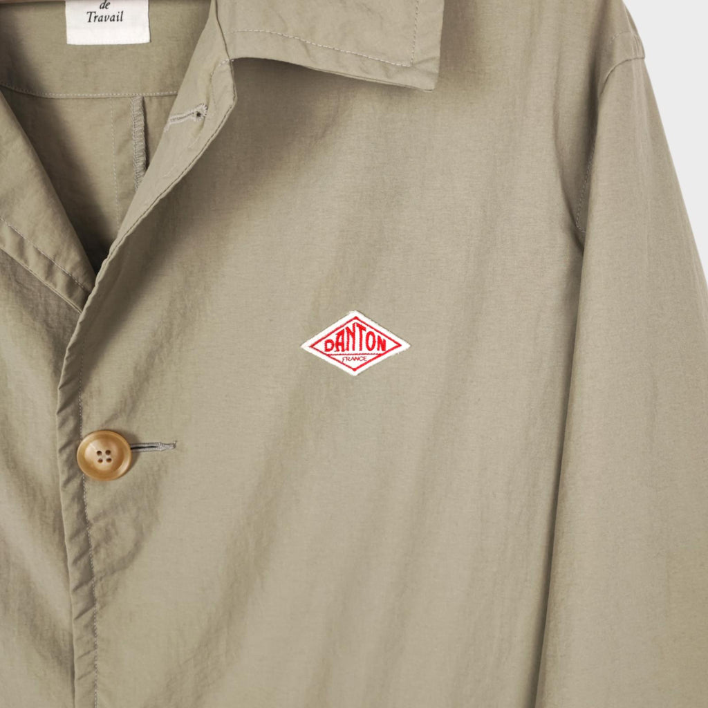 DANTON Men's Made in Japan Light Khaki Lightweight Nylon Coat Jacket