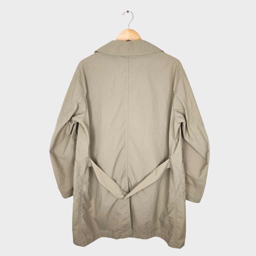 DANTON Men's Made in Japan Light Khaki Lightweight Nylon Coat Jacket