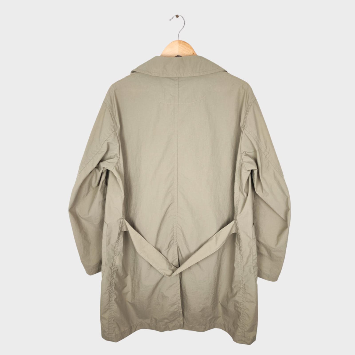 DANTON Men's Made in Japan Light Khaki Lightweight Nylon Coat Jacket
