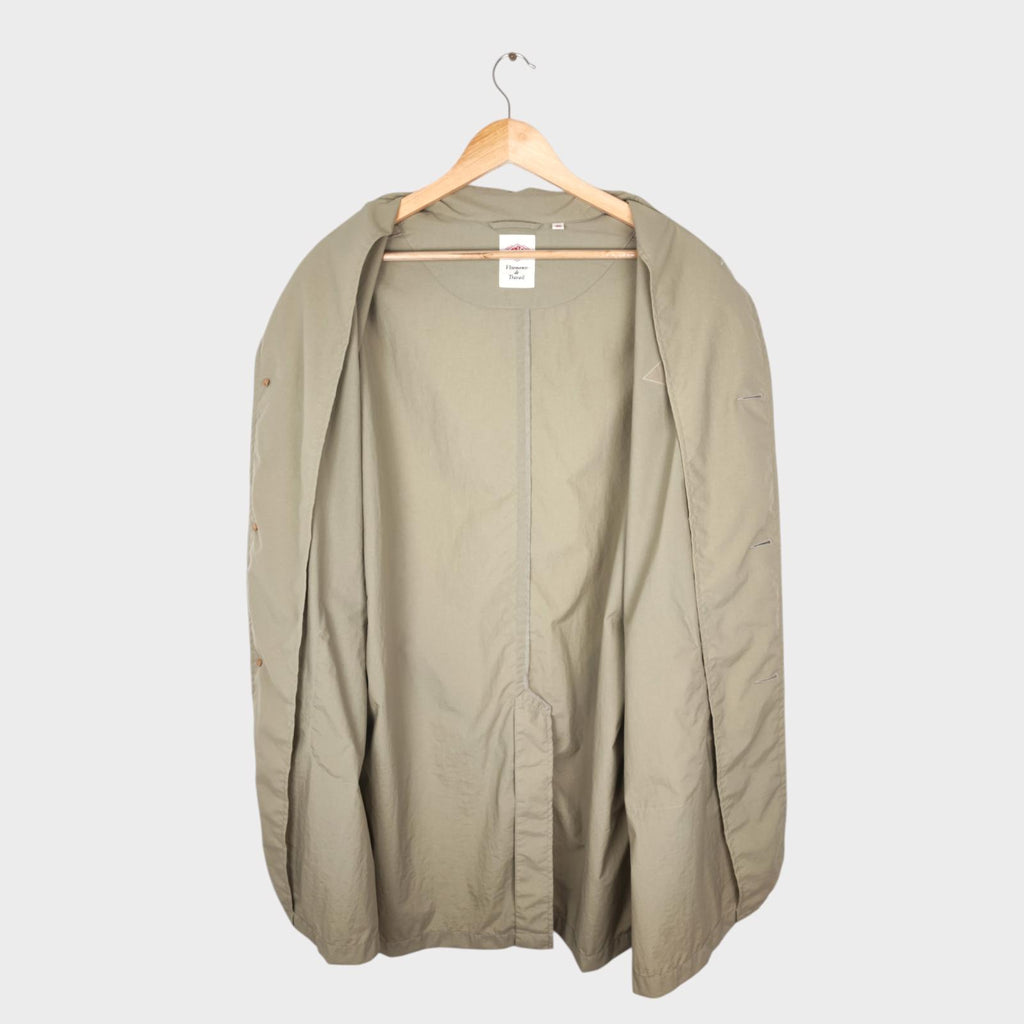 DANTON Men's Made in Japan Light Khaki Lightweight Nylon Coat Jacket