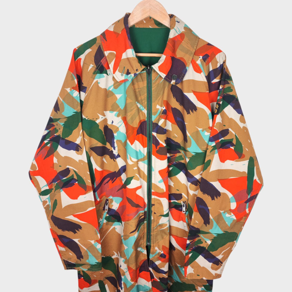 NIGEL CABOURN x ELEMENT Men's Camo Reversible Murray Military Parka Coat Jacket