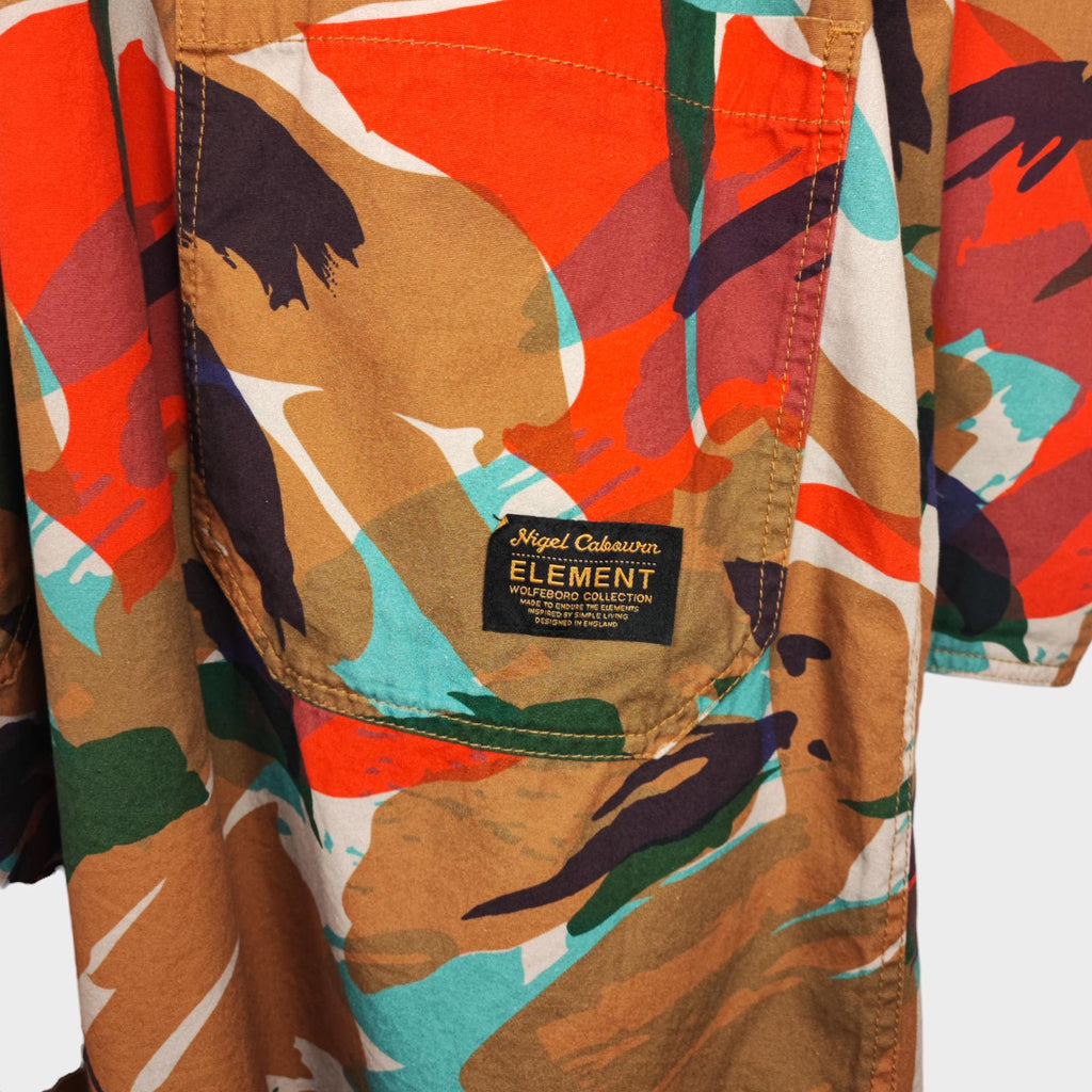 NIGEL CABOURN x ELEMENT Men's Camo Reversible Murray Military Parka Coat Jacket