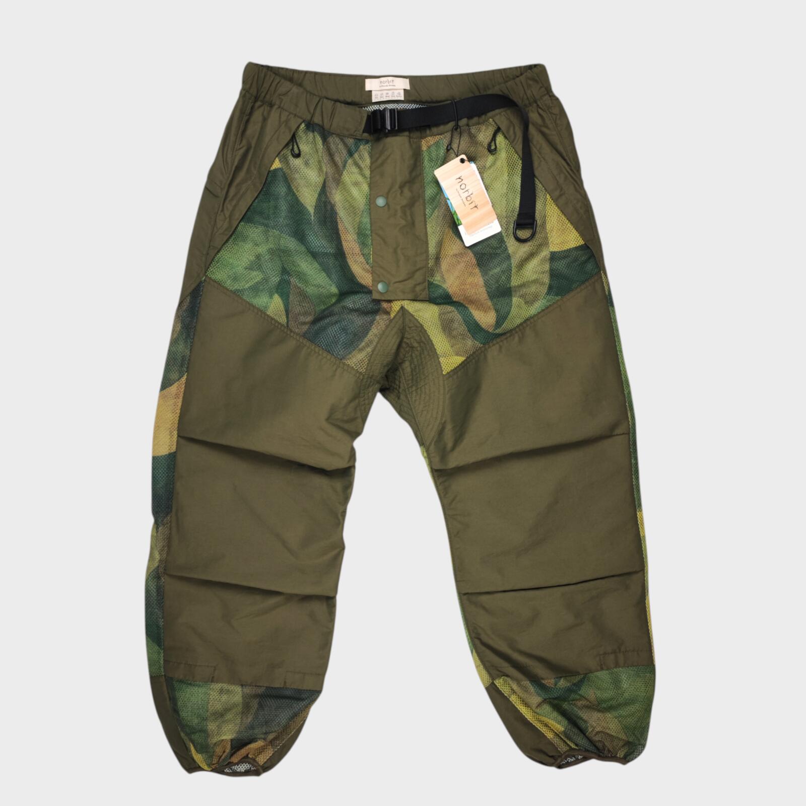 NORBIT BY HIROSHI NOZAWA Men's Olive Green Insect Shield Trousers