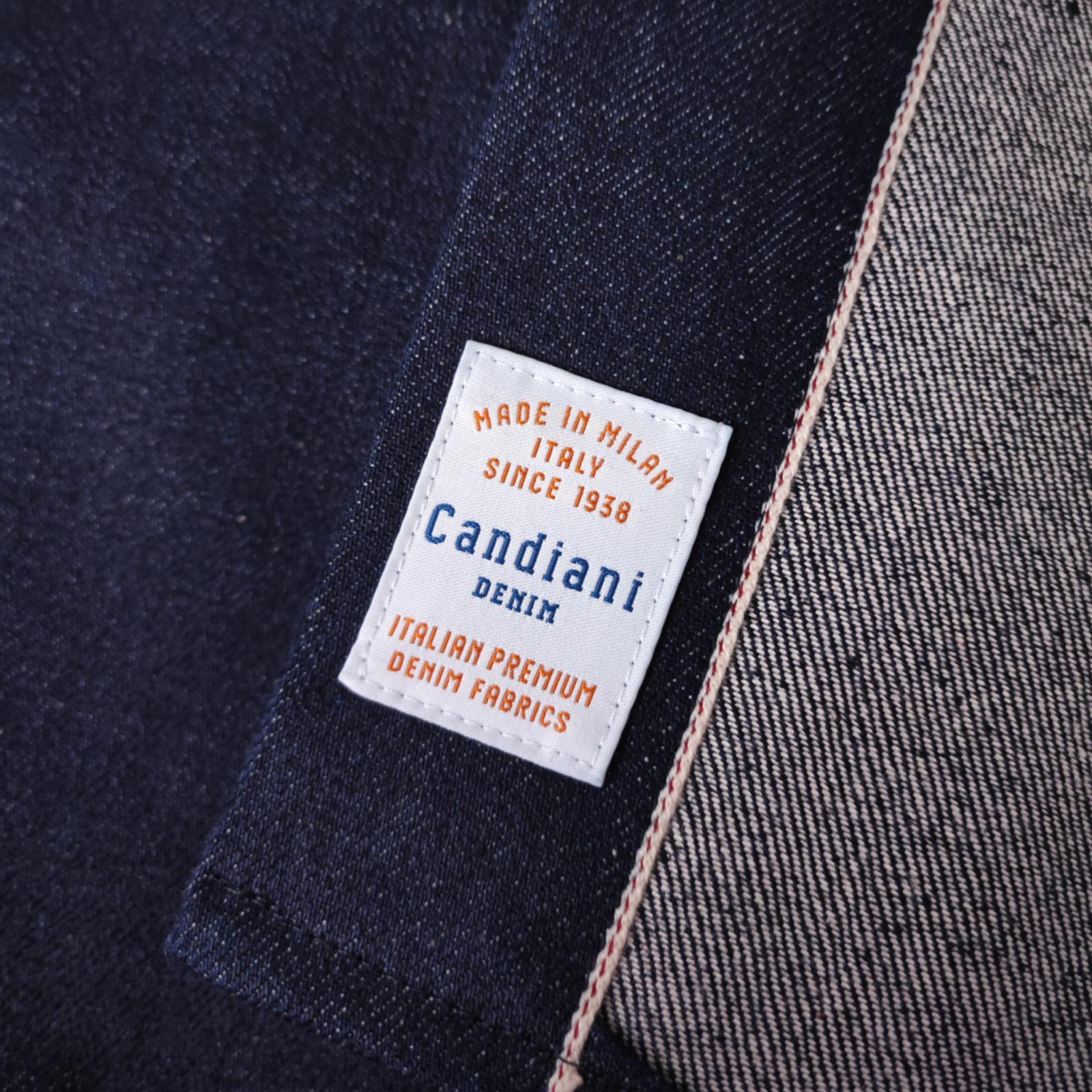 HEBTROCO Men's Made in England Heavyweight Selvedge Denim Iron Shirt Jacket