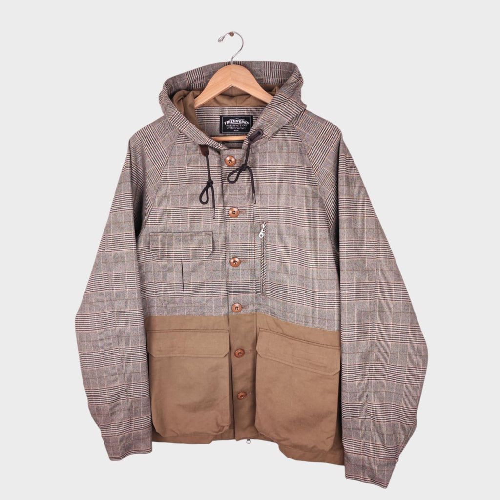 FRIZMWORKS Men's Glencheck Utility Mountain Parka Jacket