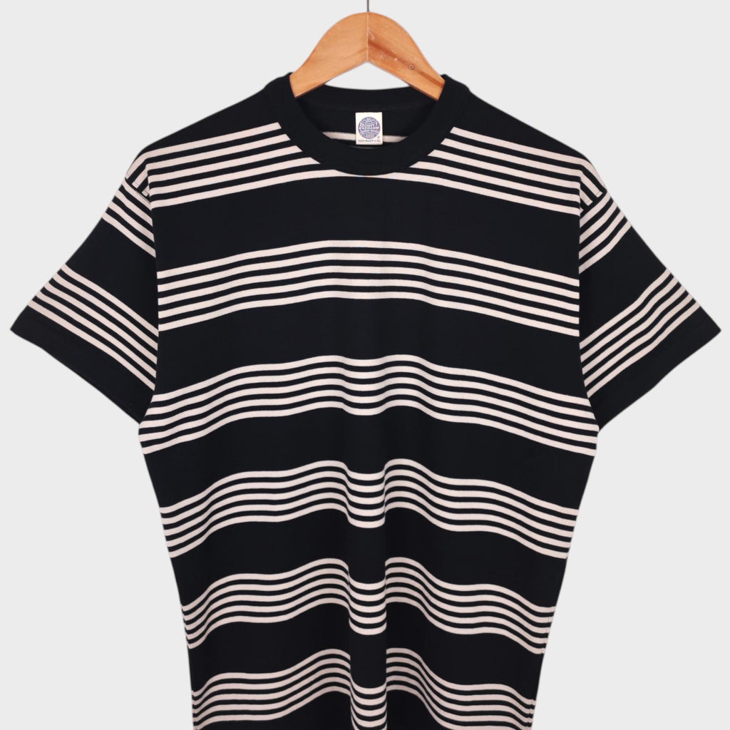 TOYS MCCOY McHill Sportswear Men's Made in Japan Steve McQueen Striped T-Shirt