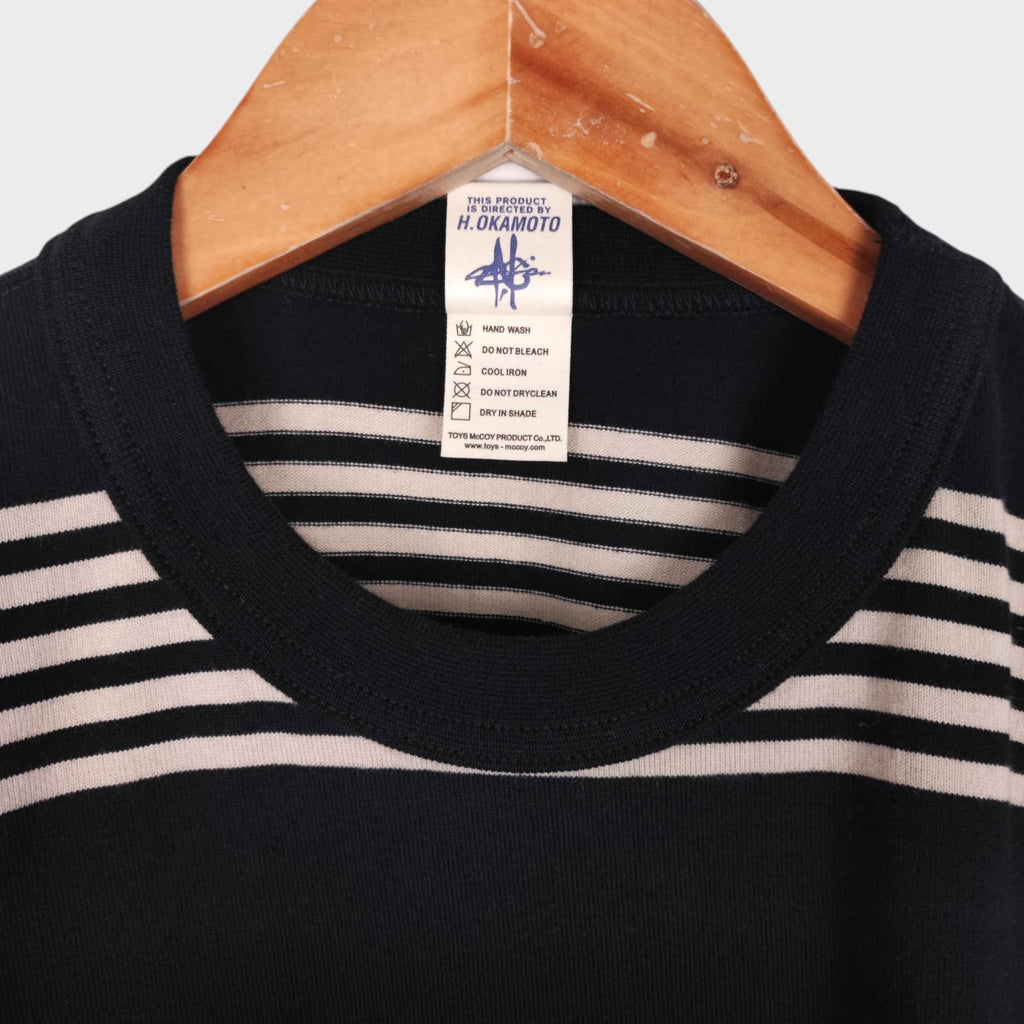 TOYS MCCOY McHill Sportswear Men's Made in Japan Steve McQueen Striped T-Shirt