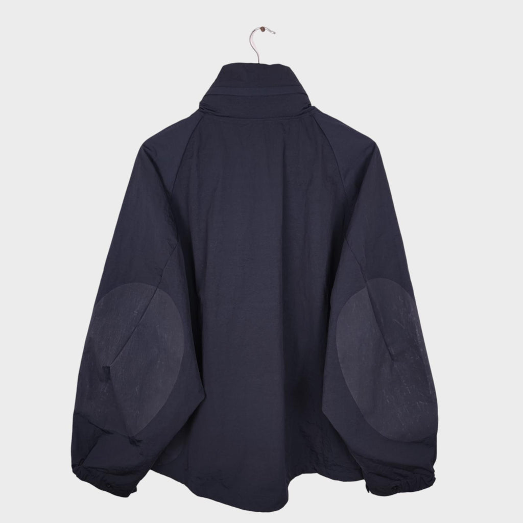 NORBIT BY HIROSHI NOZAWA Men's Navy Blue Field Track Parka Jacket