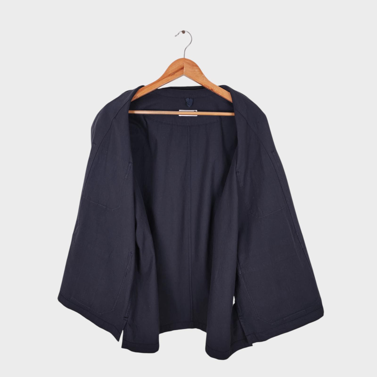 TS(S) Men's Navy Blue Cotton Slub Yarn Twill Military Chore Jacket