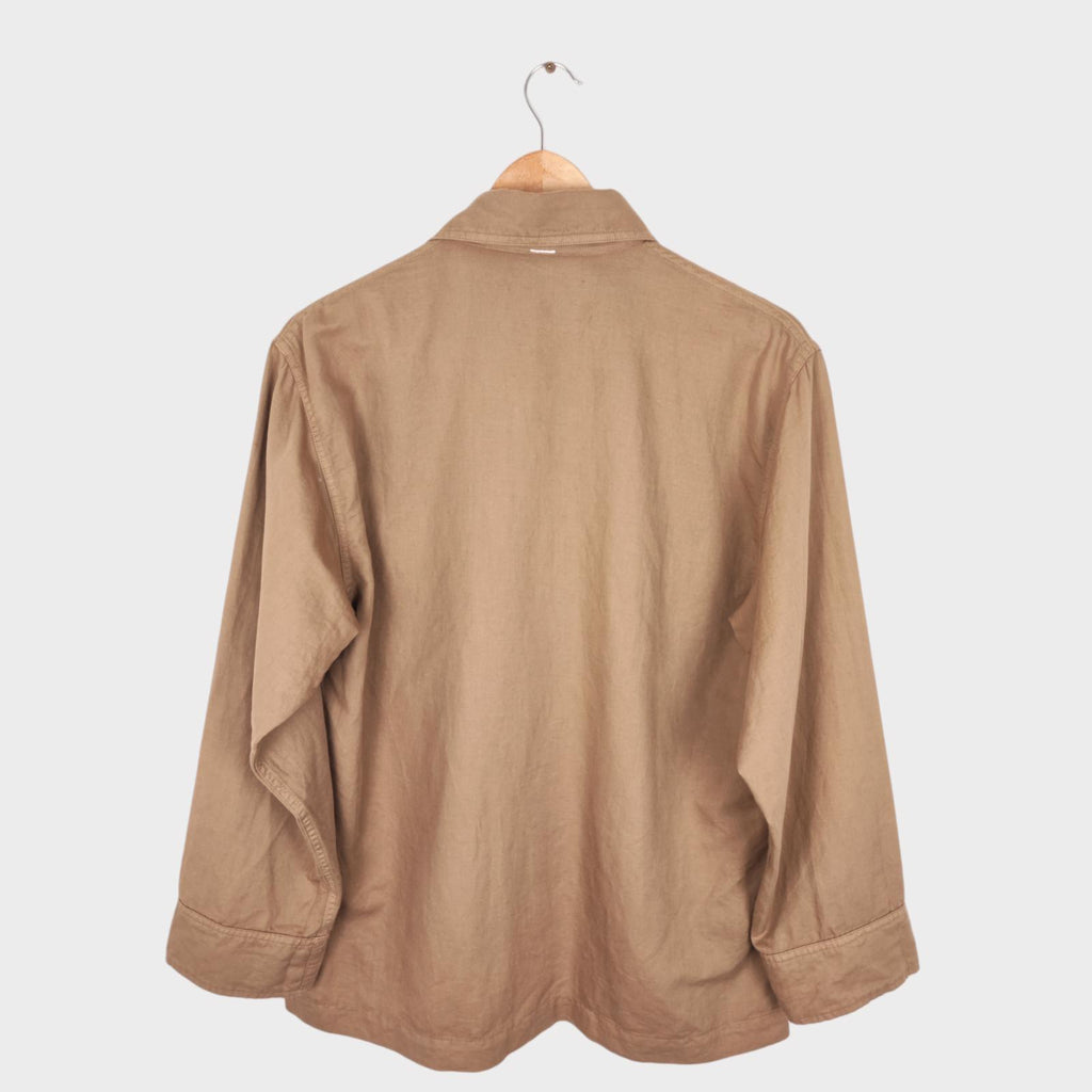 MHL MARGARET HOWELL Men's Beige Cotton/Linen Chore Jacket