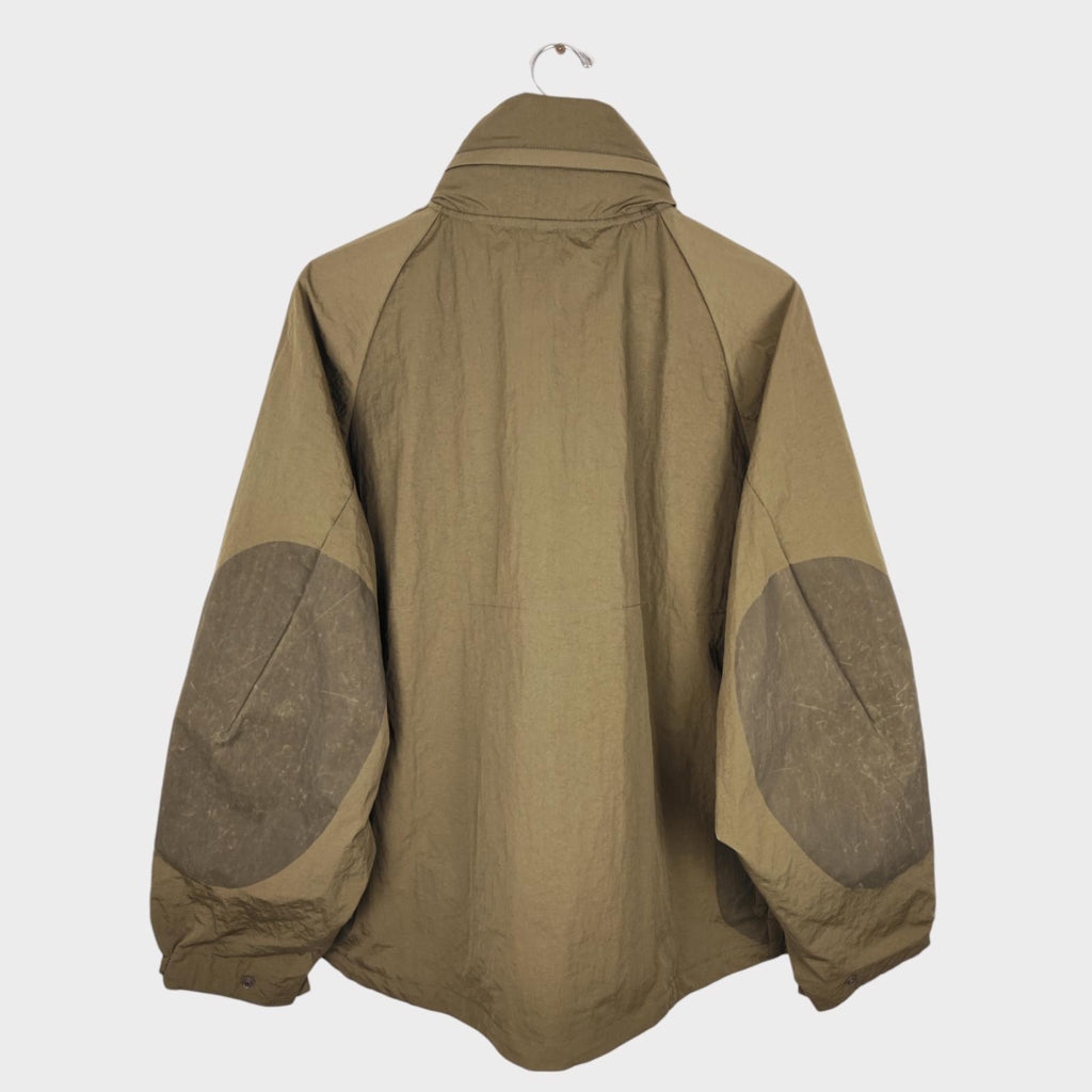 NORBIT BY HIROSHI NOZAWA Men's Olive Green Field Track Parka Jacket
