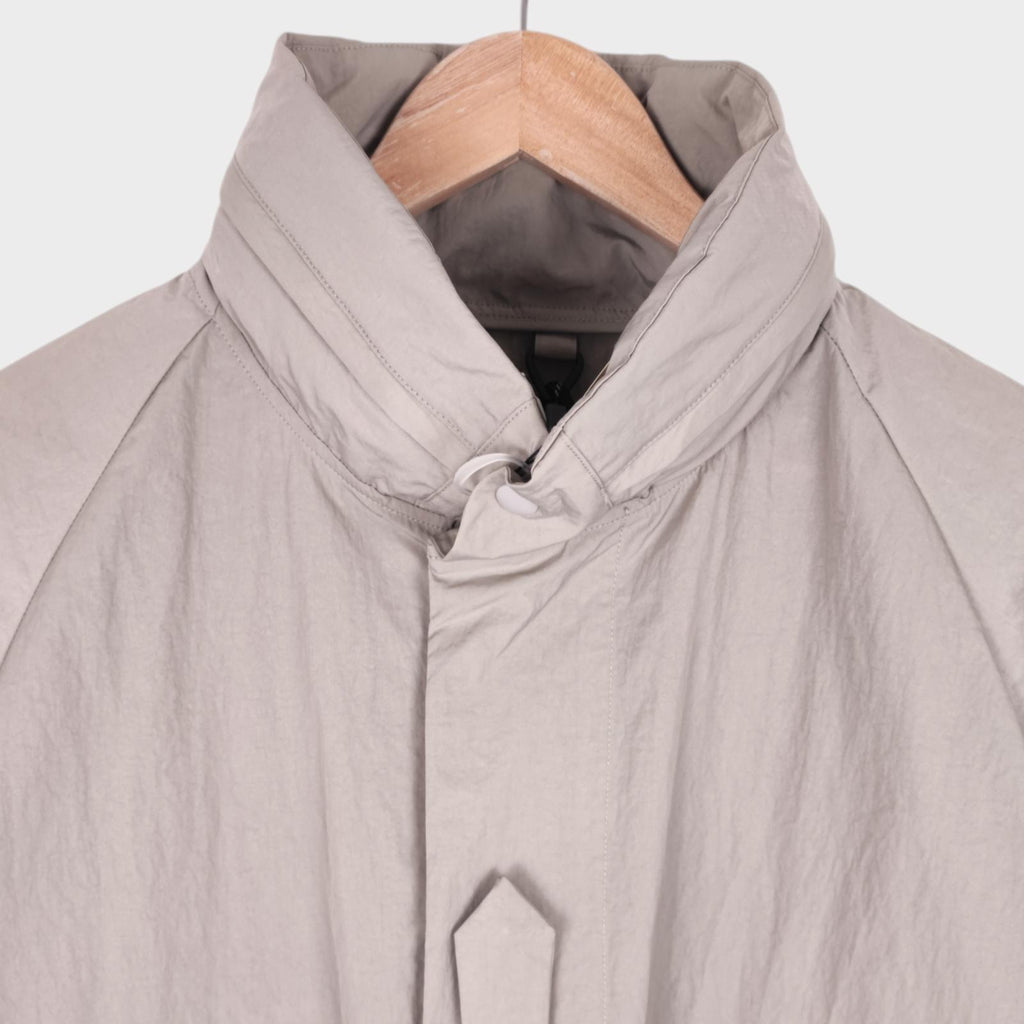 NORBIT BY HIROSHI NOZAWA Men's Grey Field Track Parka Jacket