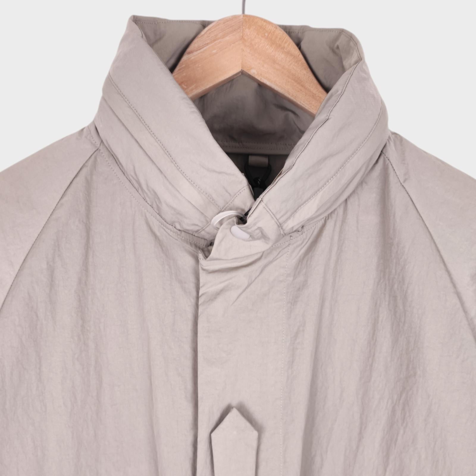 NORBIT BY HIROSHI NOZAWA Men's Grey Field Track Parka Jacket
