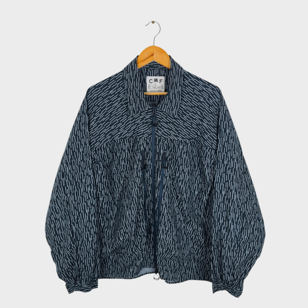 CMF COMFY OUTDOOR GARMENT Men's Navy Blue Rain Camo Utility Jacket