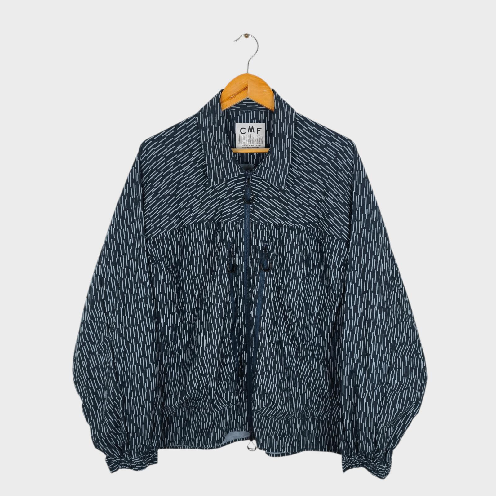 CMF COMFY OUTDOOR GARMENT Men's Navy Blue Rain Camo Utility Jacket