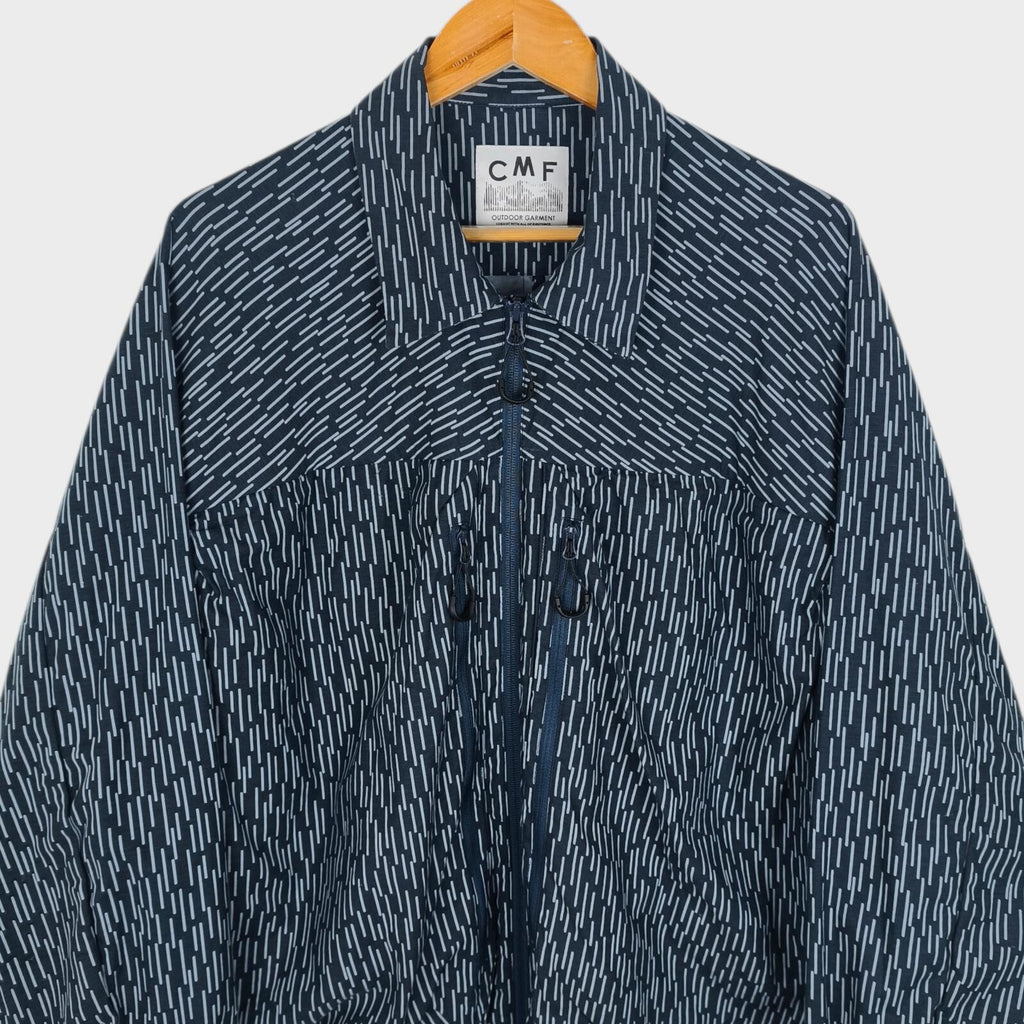CMF COMFY OUTDOOR GARMENT Men's Navy Blue Rain Camo Utility Jacket