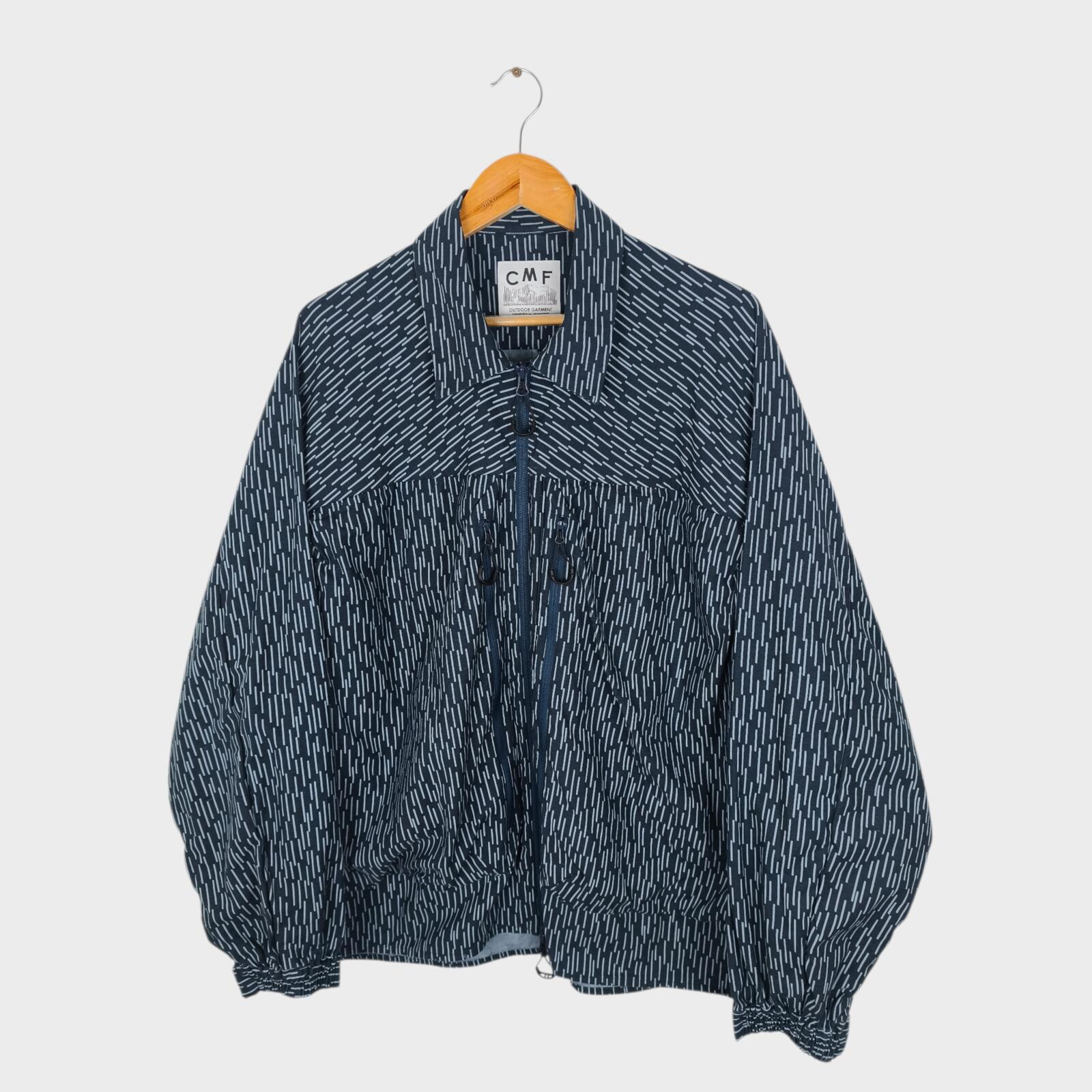 CMF COMFY OUTDOOR GARMENT Men's Navy Blue Rain Camo Utility Jacket