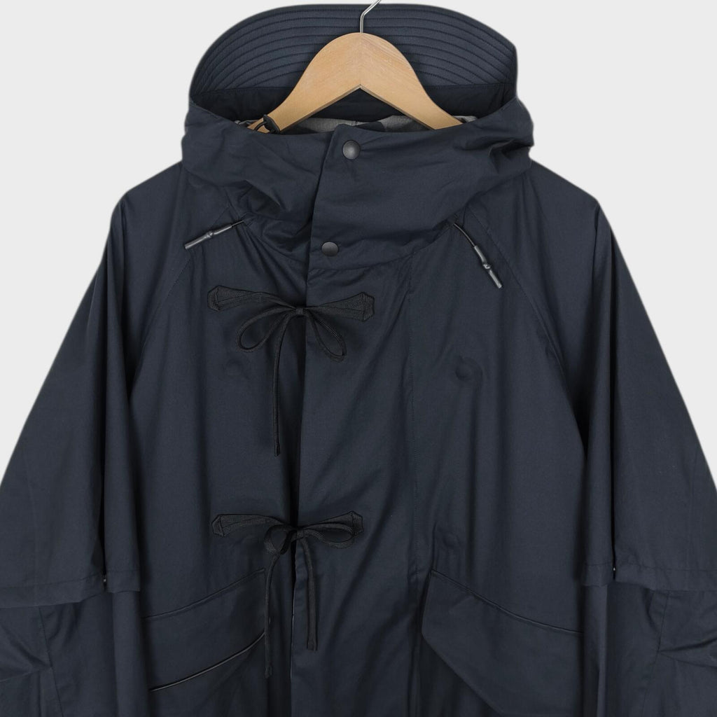 NORBIT BY HIROSHI NOZAWA Men's Navy Blue 3-Layer 2-Way Parka Jacket