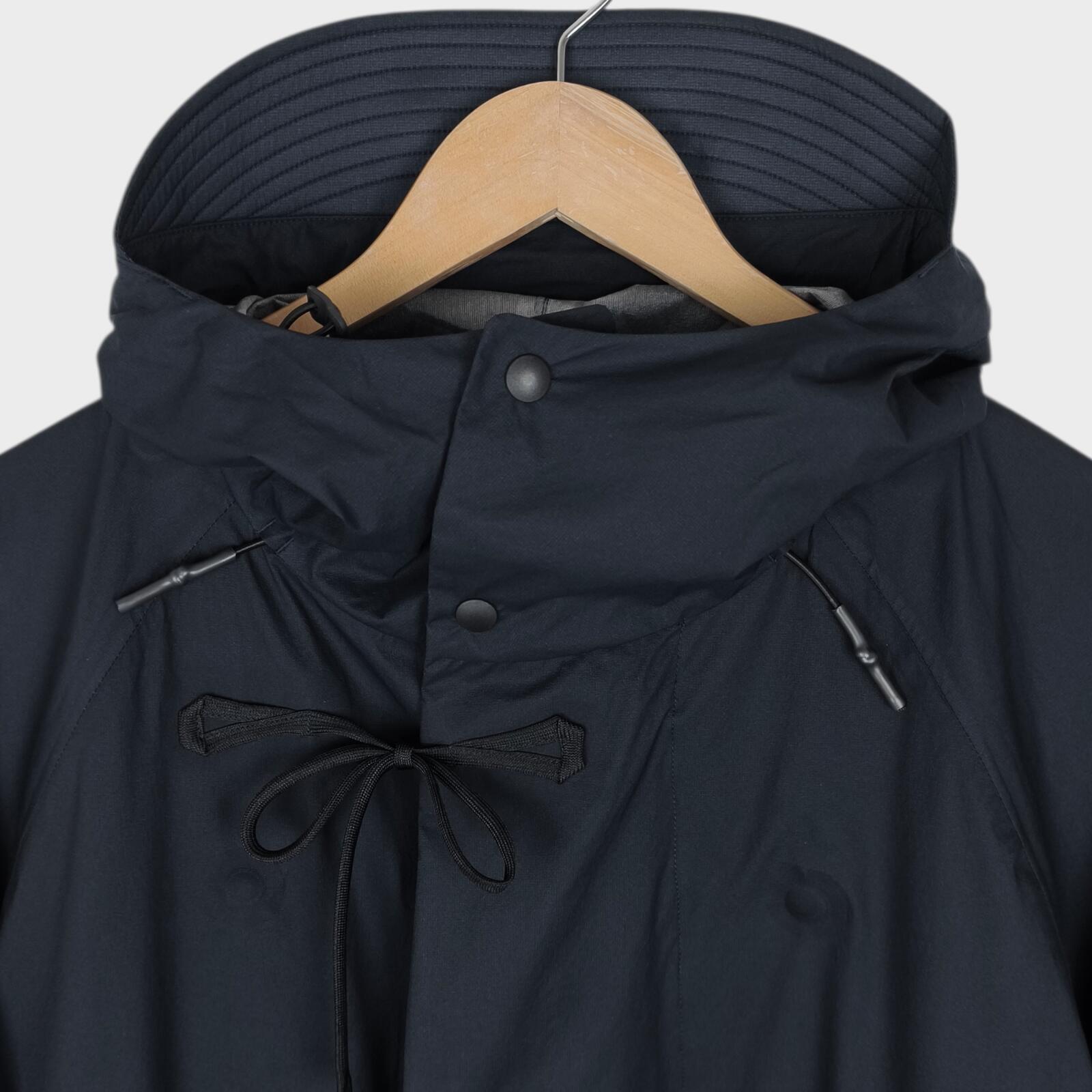 NORBIT BY HIROSHI NOZAWA Men's Navy Blue 3-Layer 2-Way Parka Jacket