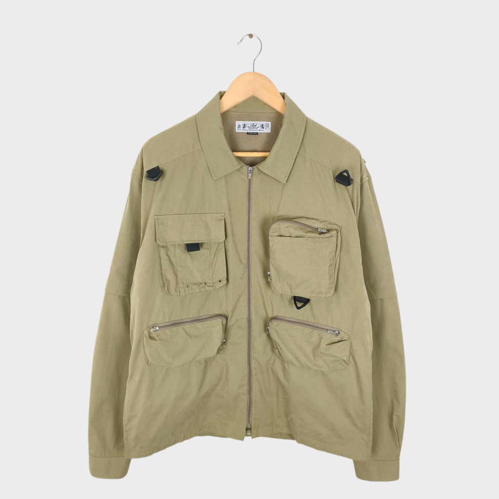 BAL ORIGINAL Men's Light Khaki Cotton Blend Utility Jacket