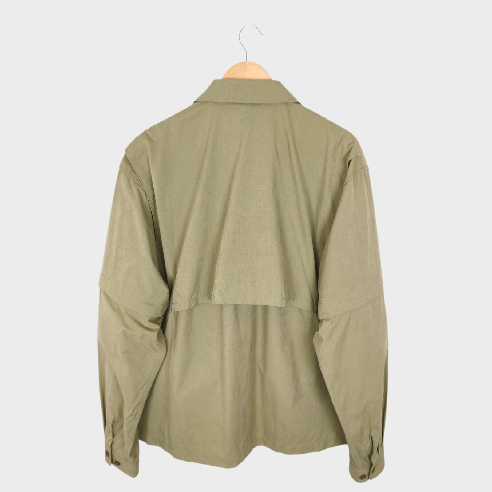 BAL ORIGINAL Men's Light Khaki Cotton Blend Utility Jacket