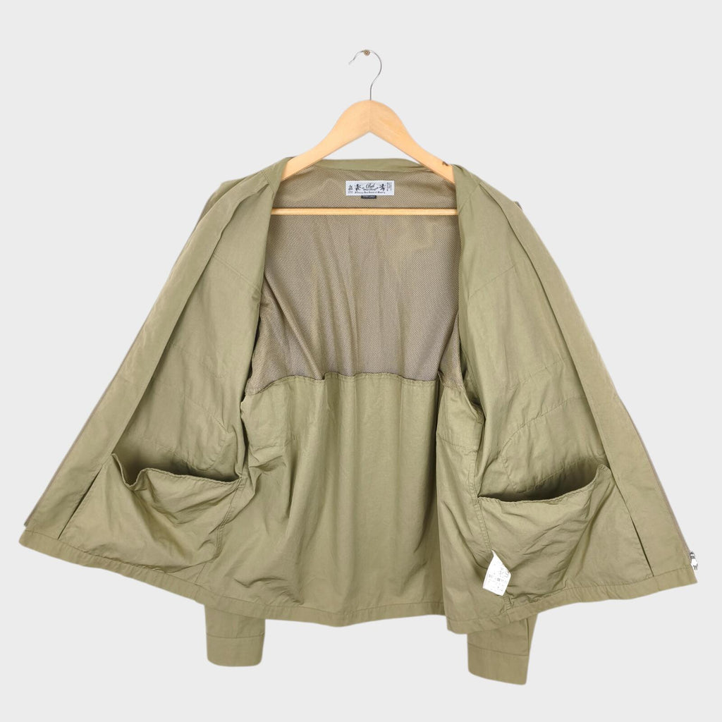 BAL ORIGINAL Men's Light Khaki Cotton Blend Utility Jacket