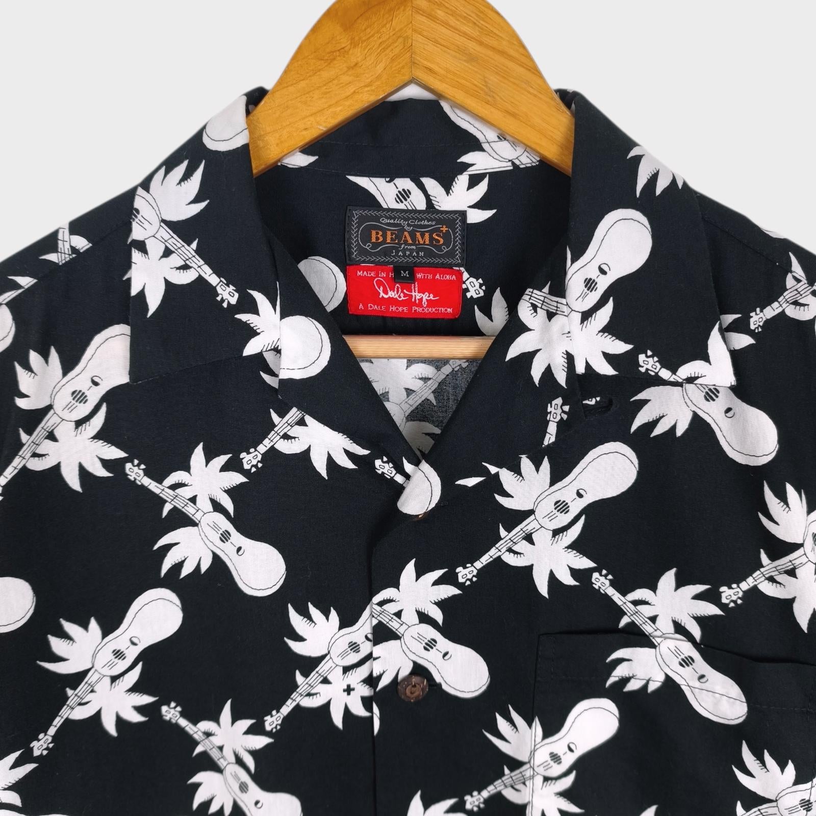 BEAMS PLUS x DALE HOPE Men's Made in USA Hawaiian Print Shirt