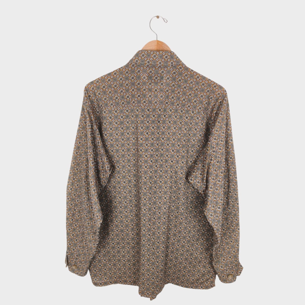 JOHNBULL Japan Men Printed Cotton/Linen BDU Jungle Fatigue Overshirt Jacket
