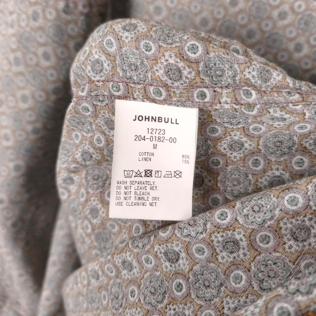 JOHNBULL Japan Men Printed Cotton/Linen BDU Jungle Fatigue Overshirt Jacket