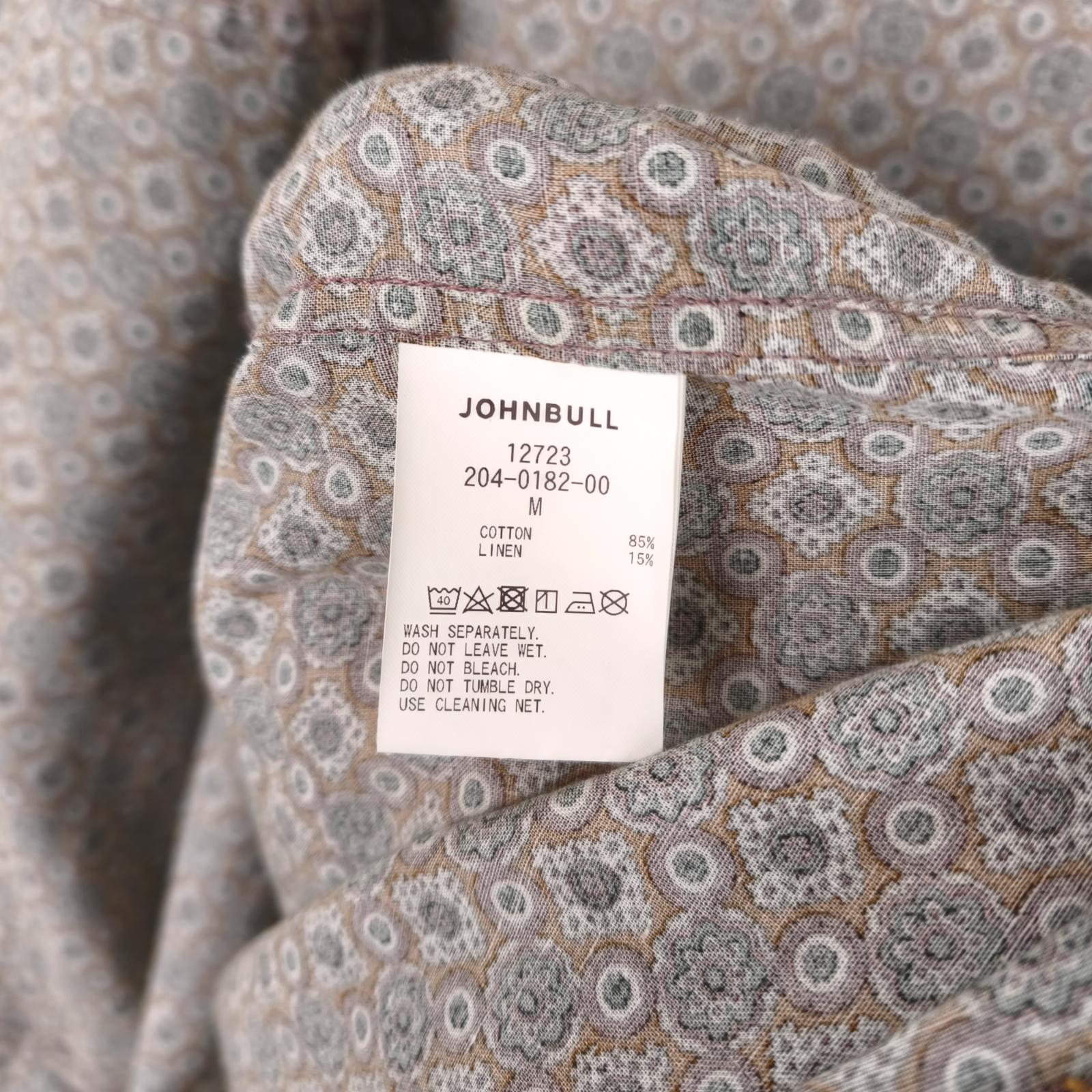 JOHNBULL Japan Men Printed Cotton/Linen BDU Jungle Fatigue Overshirt Jacket
