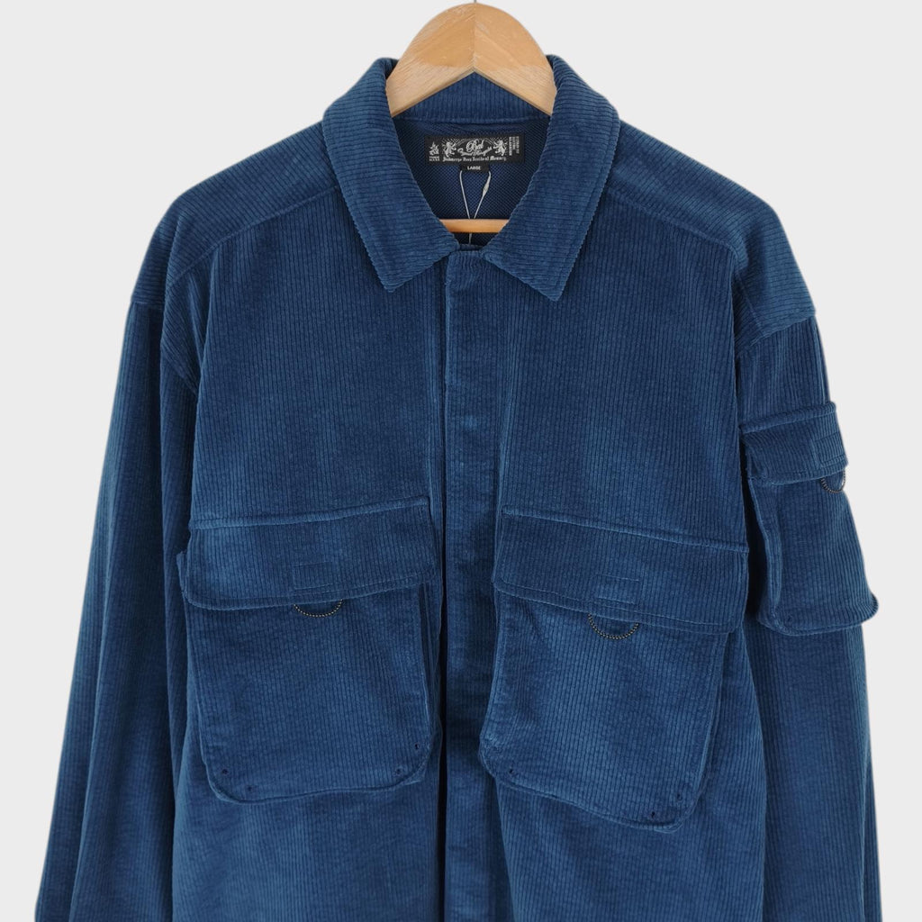 BAL ORIGINAL Men's Blue Jumbo Corduroy Utility Jacket